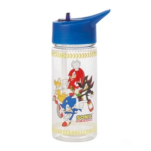 Botella de agua Sonic The Hedgehog con tapa y pajita - Imagen 1 de 5