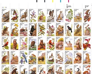 US Scott# 2335a Sheet of 50 w/PO Cover 1987 22c Wildlife P#11111 VF MNH - Picture 1 of 6