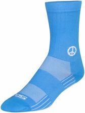 SockGuy SGX Peace Now Socks | 6 inch | Blue | S/M