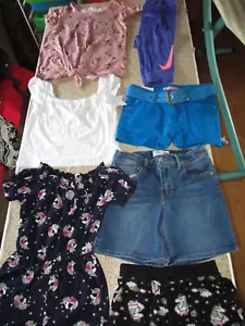 Girl's sz. 10 Lot of Summer Clothes.Shorts and Tops. See item discription - Picture 1 of 3