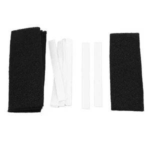 6PCS Ceiling Fan Filter Self Adhesive Activated Carbon Cotton Elliptical Ceiling - Picture 1 of 12