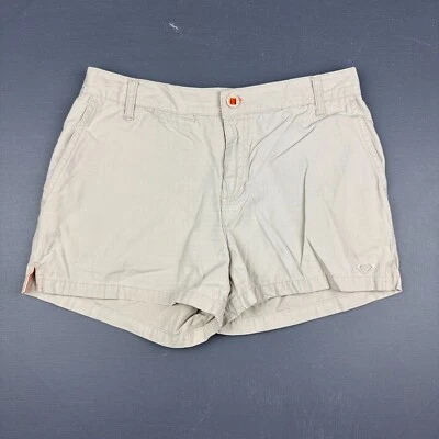 Roxy Chino Shorts Girl’s 11 Beige Cotton Casual Outdoor Beach Surf Skater Y2K - Image 1 of 4