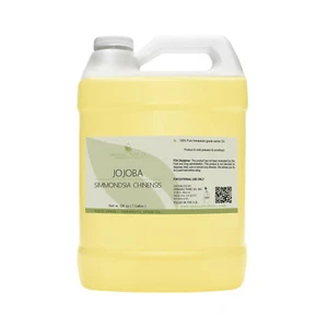 Jojoba Oil 100% Pure Hohoba Cold Press Non-GMO Cruelty Free Bulk Wholesale Gal - Picture 1 of 4