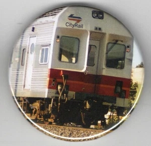 P5,25 CANDY LIVERY SYDNEY TRAINS FRIDGE MAGNET BADGE KEY CHAIN OPTIONS - Picture 1 of 1