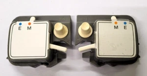 #2 KNITMASTER KNITTING MACHINE PARTS 4.5MM GAUGE E M SWITCHED MAGIC CAMS L/R SET - Picture 1 of 2