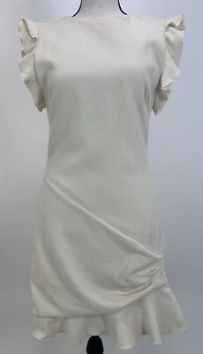 ⭐️ Emilio Pucci Elegant Classic Dress Ivory Color Wool/Silk Italy Size 44 US 10 - Image 1 of 4