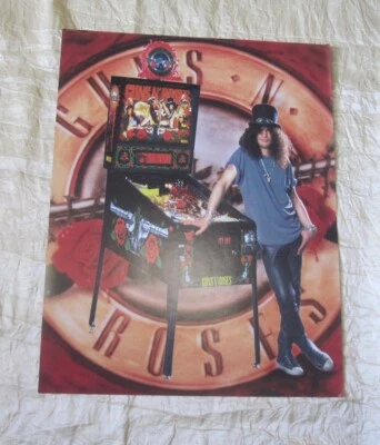 1994 DATA EAST GUNS N' ROSES PINBALL FLYER - Image 1 of 2