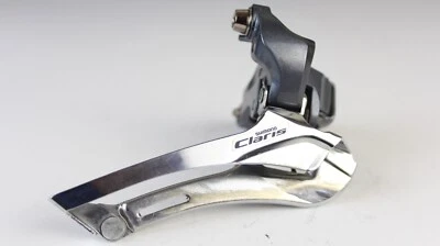 Shimano Claris Front Derailleur FD-2400 2x8 31.8mm Clamp Bottom Pull Road Bike - Image 1 of 4