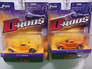 '05 Jadas D-Rods-Lot Of 2-‘34 Ford Coupe & ‘37 Ford Short Bed PU Slammed HotRods - Picture 1 of 16