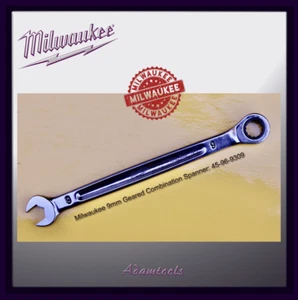 new - 45-96-9309 Milwaukee Geared Combination Spanner Metric Size: 9mm - Picture 1 of 3