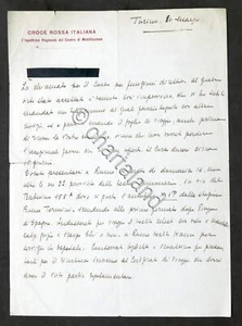 Italienisches Rotes Kreuz - Brief Krankenschwester Kurs Richtfunktionen - ca. 1940 - Bild 1 von 1