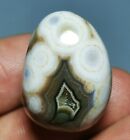 Collection ! Amazing Orbicular Ocean Jasper Agate Small Druzy Slab Reiki Stone