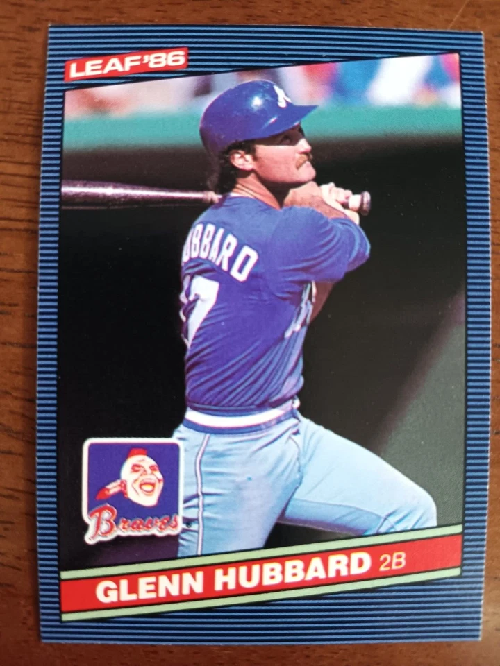 GLENN HUBBARD BRAVES 1986 LEAF BASEBALL CARD #71 - Image 1 of 1