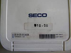 Juego de fresas de disco Seco 335.18-125.10.40-10 incluyendo 20 placas LNKT 060508 - Imagen 1 de 6