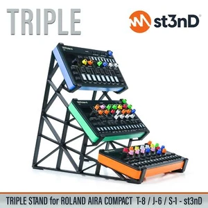 POTRÓJNY STOJAK do Roland AIRA Compact P-6 / T-8 / J-6 / S-1 - Zdjęcie 1 z 10