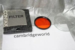CONTAX 55mm ORANGE 056 O2 MC NEW SCREW in OPTICAL GLASS FILTER in FACTORY BOX - Picture 1 of 2
