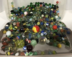 Vintage Antique Marble lot 6 pounds 12 ounces unsorted. - Picture 1 of 15