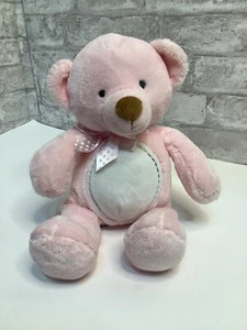 Baby Gund Plush Teddy Bear Musical Pink Stuffed Animal Lovey Rare Wind Up Tail - Picture 1 of 11