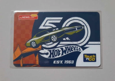 Hotwheels 50th Aniversary Touch N Go 2018 Empty Prepaid Card ( No Value ) - Image 1 of 2