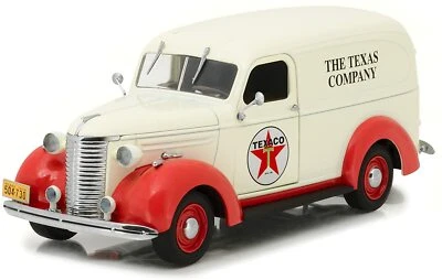 GREENLIGHT 1:24 DIE CAST - FURGONE CHEVROLET PANEL TRUCK (1939) TEXACO ART 18238 - Immagine 1 di 2