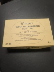 Qty 12 pilot super color BLACK marker refill ink. W - Picture 1 of 5