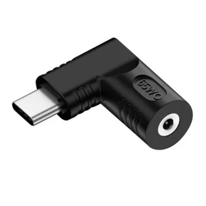 USB C 65W Connector,DC Jack to USB C 90 Degree Angled Power Plug Charge Adapter - Picture 1 of 19