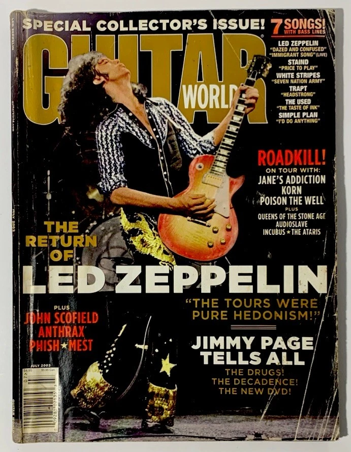 Guitar World Magazine July 2003 Led Zeppelin Special Collector's Issue Foto 1 de 1