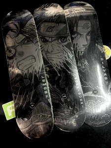 Juego completo de 3 tablas de skate primitivas de lámina de anime Naruto Paul Jackson - Imagen 1 de 8