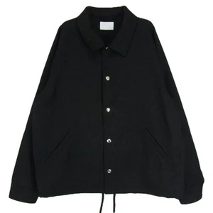 SOPHNET. Sofnet 25SS SOPH-250006 DRY WOOL TWILL COACH JACKET BLACK L Used LIFE-0 - Picture 1 of 6