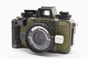 [EXC +5 All works! "Lens MINT" ] Nikon Nikonos V Olive 35mm F2.8 Lens Kit JAPAN - Picture 1 of 12