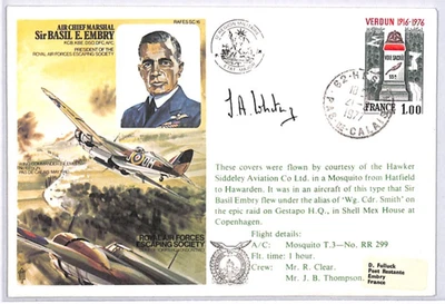 GB *RAF Escaping Society* BASIL EMBRY Cover GESTAPO RAID (WW2) 1977 Signed YO343 - Image 1 of 4