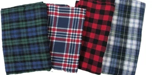 Flannel Material 4 Patterns - all 60" wide x appx 24" length - 10 lbs ~ 10 yards - Picture 1 of 3
