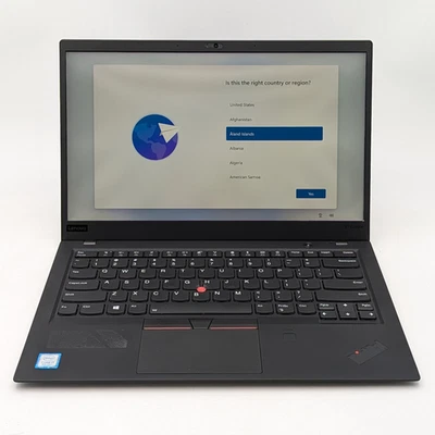 Lenovo ThinkPad X1 Carbono 6ta Generación 14" i7-8550U 8GB DDR3 512GB SSD Win 11 Foto 1 de 4