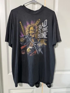 Vintage 1993 Sturgis emblema 3D “Bad To The Bone” XL 22,5/30 - Imagen 1 de 6