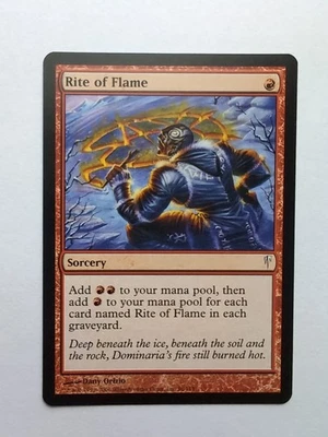 MTG Rite of Flame (CSP) Coldsnap Regular Common 96/155 - Image 1 of 2