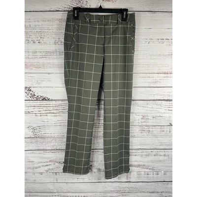 Брюки для гольфа женские Nike 6 с зеленым окном в клетку Dri-FIT Tour Performance Tech - Изображение 1 из 4