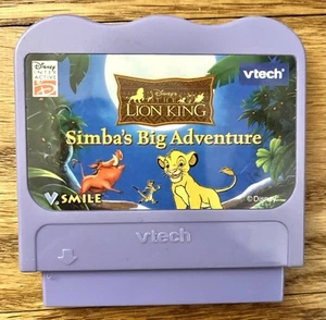 Vtech V.smile Disney The Lion King Simbas Big Adventure Cartridge Game - Picture 1 of 2