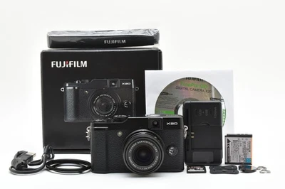 [MINT+++ w/Box,SD] Fujifilm X Series X20 12.0MP Digital Camera Black From JAPAN - Image 1 of 4