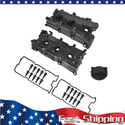 Juego de cubierta de válvula para Infiniti QX4 2002-2003 3,5 L DIESTRO Y DERECHO con junta y tapa  Foto 1 de 4