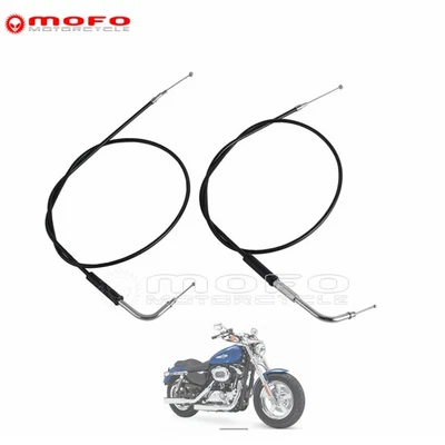 Cable de acelerador negro 110 cm para Harley Sportster XL883 XL1200 1996-2015 Foto 1 de 4