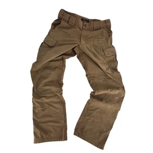 5.11 tactical Ripstop Cargo Pants Mens 32x32 Brown Distressed Outdoor Hiking - Picture 1 of 6