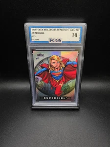 Supergirl #15 (2025) Fleer Brilliants Superman - Graded 10 [FCGS] GEM-MT - Picture 1 of 2