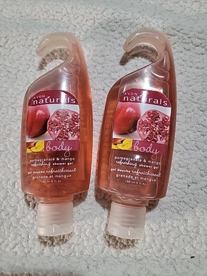 AVON  (2)  NATURALS   Pomegranate  &  Mango  refreshing Shower Gel  5 fl. oz.  - Image 1 of 4