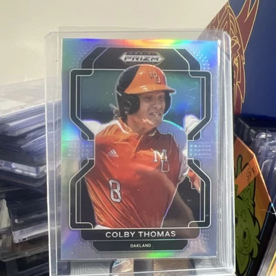 2022 Panini Prizm Draft Picks - Colby Thomas #PDP95 Silver Prizm (RC) - Image 1 of 2