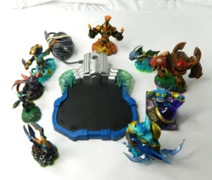 Skylanders XBOX 360 SuperChargers Portal of Power Figure Game Base + 9 Figures - Picture 1 of 8