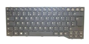 Teclado Fujitsu FUJ:CP672196-XX-RFB negro con Ts Dinamarca ~E~ - Imagen 1 de 1