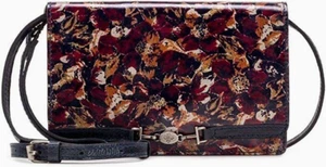Neu mit Etikett Patricia Nash Umhängetasche Scarlet Bloom Kollektion Leder Apricale 169 $ - Bild 1 von 11