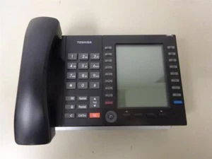 Toshiba CIX IP5131-SDL Backlit Self-Labeling Gigabit VoIP Telephone - Picture 1 of 4