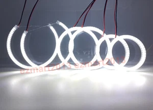 6x LED Halo Ring for Dodge Charger DRL Demon Devil Angel Eye Xenon White SMD DRL - Picture 1 of 19