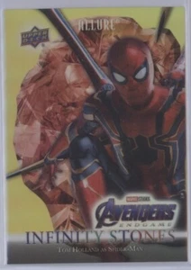 TOM HOLLAND (SPIDER-MAN) 2022 Marvel Allure INFINITY STONES GOLD Reality 76/99 - Picture 1 of 2